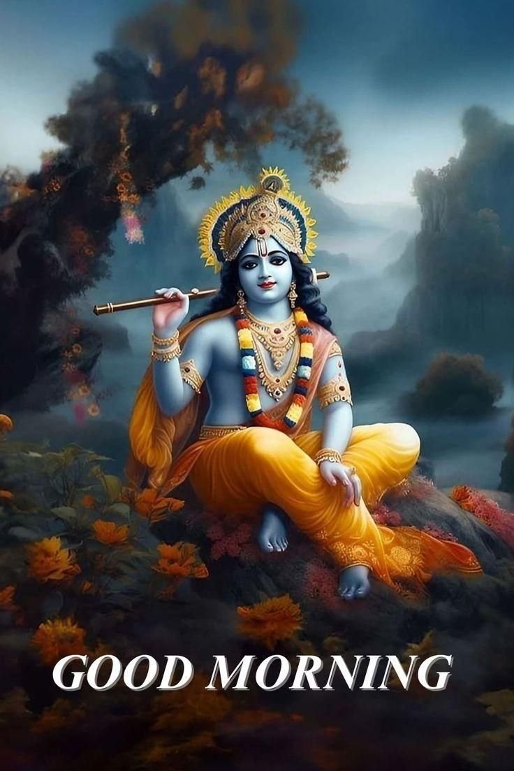 जय श्री कृष्णा राधे राधे गुड मॉर्निंग फोटो